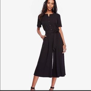 Ann Taylor wide leg linen jumpsuit